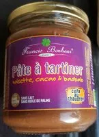 Mängden socker i Pâte à tartiner noisette, cacao & baobab