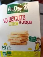 Mängden socker i 10 biscuits citron à croquer