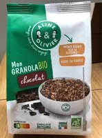 Mängden socker i Mon granola bio chocolat