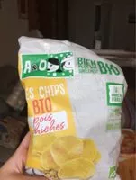 Mängden socker i Mes chips bio pois chiches