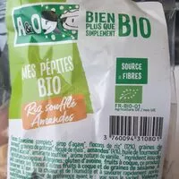Mängden socker i Mes pépites bio riz soufflé Amande