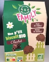 Mängden socker i Biscuit pépites de chocolat et cacao