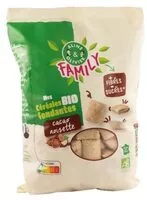 Mängden socker i Mes céréales bio fondantes cacao noisette