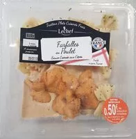 Mängden socker i Farfalles au poulet