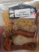 Mängden socker i Coucous poulet et merguez