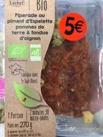 Mängden socker i Piperade au piment d’espelette