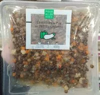 Mängden socker i Lentilles du Puy aux Petits Légumes