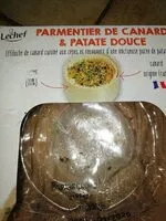 Mängden socker i Parmentier de canard et patate douce