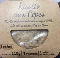 Mängden socker i Risotto aux cèpes