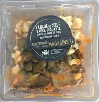 Mängden socker i Langue de boeuf sauce piquante