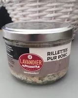 Mängden socker i Rillettes pur porc