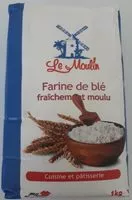 Mängden socker i Farine de blé