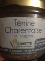 Mängden socker i Paté Charentais Druette, Au Cognac