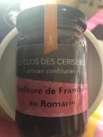 Mängden socker i Confiture de framboise au romarin