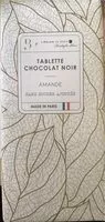 Mängden socker i Tablette chocolat noir Amande Sans sucres ajoutés