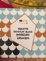 Mängden socker i Tablette chocolat blanc pistaches amandes