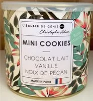 Mängden socker i Mini cookies - Chocolat lait vanille noix de pécan