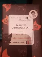 Mängden socker i Tablette chocolat lait qui pète
