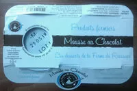Mängden socker i Mousse au chocolat LA FERME DU RUISSEAU