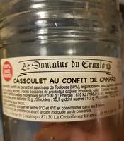 Mängden socker i Cassoulet