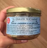 Mängden socker i Terrine Limousine a la Chataigne