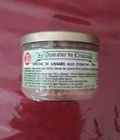 Mängden socker i Terrine de canard aux oignons confits