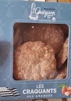 Mängden socker i Craquants aux amandes