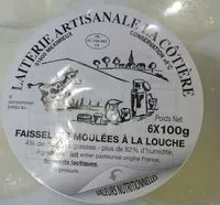 Mängden socker i Faisselles moulées à la louche