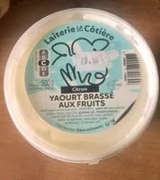 Mängden socker i Yaourt brassé aux fruits - Citron