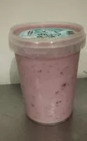 Mängden socker i Yaourt brassé aux fruits framboise