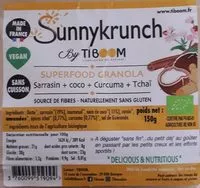 Mängden socker i Sunnykrunch