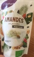 Mängden socker i Amandes en poudre