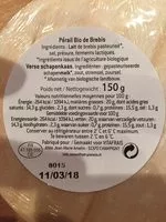 Mängden socker i Pérail bio de brebis