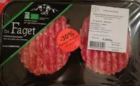 Mängden socker i Steaks Hachés Bœuf 15% MG