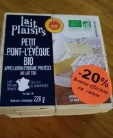 Mängden socker i Petit Pont-l'Evêque bio