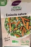 Mängden socker i Émincés nature à base de lupin