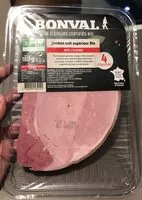 Mängden socker i Jambon Cuit Supérieur Bio avec Couenne