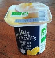 Mängden socker i Yaourt bio au citron au lait entier