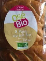 Mängden socker i Frais & Primeur / Boulangerie Fraîche / Brioche, Pain Au Lait
