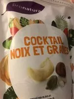 Mängden socker i Cocktail noix et graines