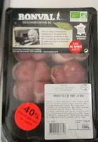 Mängden socker i Paupilettes de porc x4