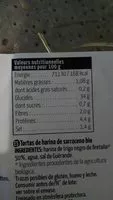 Mängden socker i Les galettes de sarrasin