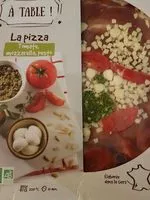 Mängden socker i La pizza tomate, mozzarella, pesto