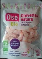 Mängden socker i Crevettes nature