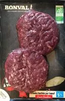 Mängden socker i Steaks hachés pur boeuf
