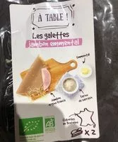 Mängden socker i A table les galettes jambon emmental