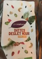 Mängden socker i Dattes