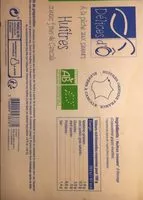 Mängden socker i Huitres creuses fines de Cancale