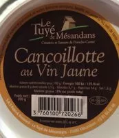 Mängden socker i Cancoillotte au vin jaune