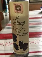 Mängden socker i Sirop de violette